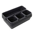 thumbnail image 1 of 8Pcs Drawer Storage Box Plastic Partition Free Combination Small Object Storage Box, 1 of 8