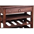 thumbnail image 4 of Sunset Trading Cottage Wood Wine Server with Drawer in Raftwood Brown, 4 of 5