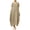 Camel, variant on Women Dress A-line O Neck Oversized Solid Color Short Sleeves Soft Plus Size Pockets Breathable Ankle Length Big Swing Casual Daily Summer Maxi Dress
