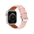 thumbnail image 5 of Sleektime Compatible with iWatch Band 38mm 40mm 41mm, Genuine Leather Band Strap Replacement Men Women Compatible with Apple Watch Ultra 2/1 SE Series 9 8 7 6 5 4 3 2 1,Pink, 5 of 6