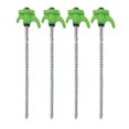 thumbnail image 1 of 4/8pcs Glowing Tent Nail With Threaded Heavy Duty Windproof Ground Nail Outdoor Equipment, 1 of 5