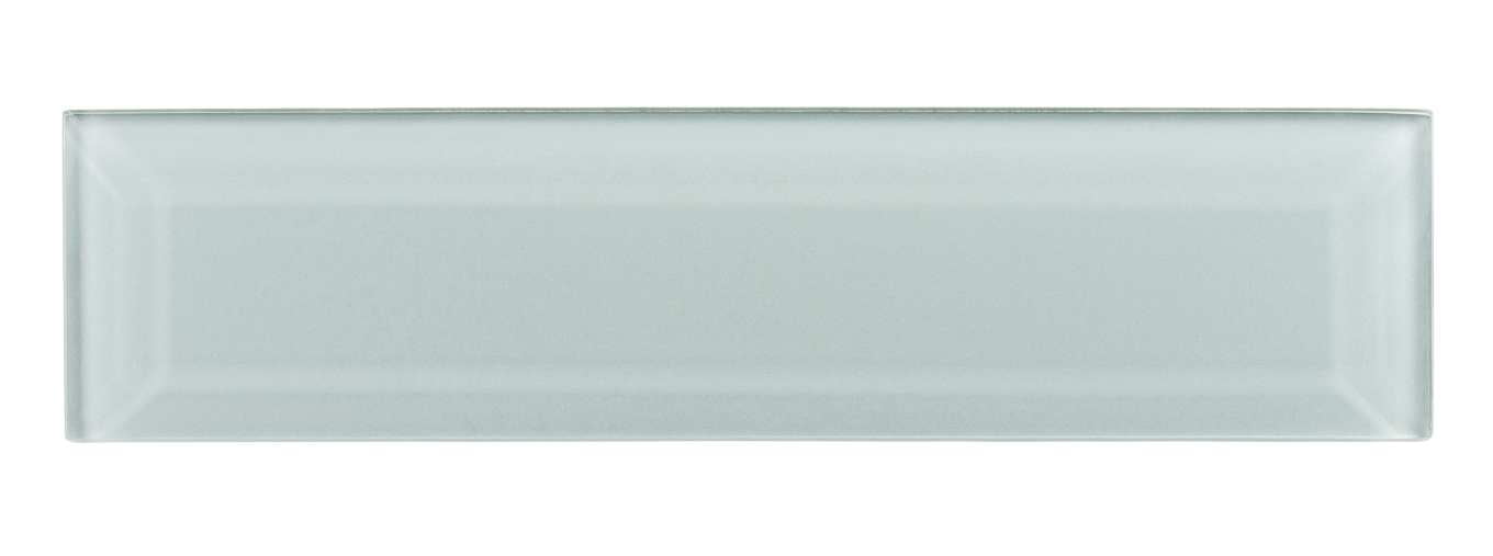 Kiwi 3" x 12" Beveled Glass Subway Wall Tile