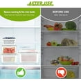 thumbnail image 2 of Food Storage Containers, Funtopia 8 Pcs Plastic Fruit Container for Fridge, BPA-Free Produce Saver for Fresh Vegetable, Meal Prep Container with Lids and Colander Baskets, Food Organizer for Kitchen, 2 of 7