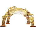 thumbnail image 2 of Arco de calle LED de Navidad 3D, luces de pantalla LED 3D, arcos de luz con motivo navideño LED para exteriores para City Street Park, 2 of 4