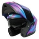 thumbnail image 4 of Casco Moto Abatible Certificado Liberty Azul Rosa Talla M 2W, 4 of 6
