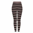 thumbnail image 3 of BiZtdJrK Halloween Striped Leggings for Women Funny Print High Waist Witch Tights Slim Fashion Street Legging Workout Yoga Pants Pink M, 3 of 10