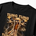 thumbnail image 3 of Tung Tung Sahur Graphic T-Shirt, Unisex Classic Fit Cotton Tee, 3 of 7