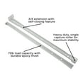 thumbnail image 3 of Hickory Hardware Drawer Slide Collection 20" Drawer Slide, Bottom Mount - White, 3 of 6