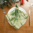 thumbnail image 2 of 1 Pack 20'' x20" Satin Table Napkins Dinner Napkins for wedding Party Decoration events Bamboo Pattern, 2 of 6