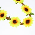 thumbnail image 3 of CRILSTYLEO 5Ud Para El Con Flor De Girasol Para Fiesta Tropical Y Playa, 3 of 8