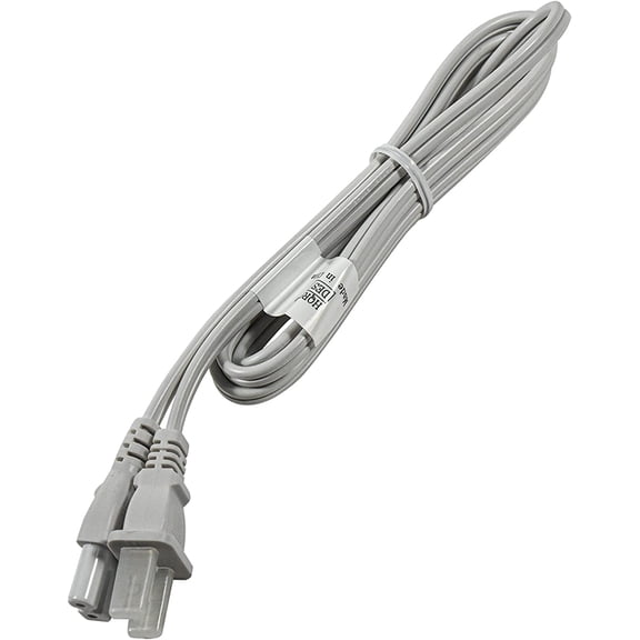 HQRP AC Power Cord 6ft Long Compatible with Sharp LC-37DW99 LC-37DW99U LC-37G4 LC-37G4U LC-37GD6 LC-37GD6U LCD HDTV Smart TV Mains Cable, White