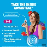 Digestive Advantage Daily Probiotic Gummies, Natural Superfruit Flavors, Helps Protein Absorption, Supports Immune Health, Gut Health, 90 Gummies