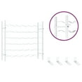 thumbnail image 4 of vidaXL Wine Rack for 36 Bottles White Metal, 4 of 5
