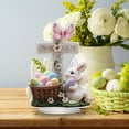 thumbnail image 3 of ddioayh Acrylic Tabletop Display Easter Bunny Flat Decor for Office Bedroom Cafe Holiday Decoration Durable Lightweight Gift Idea, 3 of 6