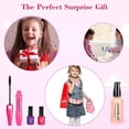 thumbnail image 4 of Kit de maquillaje para niñas, juego de maquillaje básico de belleza para niños, vestido, 4 of 8