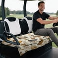 thumbnail image 5 of chaqlin Golf Cart Seat Covers Universal Storage Pockets, Compatible with Club Car Golf Cart Sports Golf Cart Seats Cushion Covers(Duck Pattern), 5 of 8