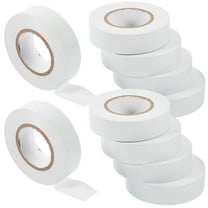 SWETRACE 10pcs Electrical Tapes Wiring Harness Tape Bulk PVC White Home Use