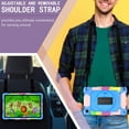 thumbnail image 5 of Dteck Shoulder Strap Case for Samsung Galaxy Tab A7 10.4" SM-T500 T505 (2020 Released) 10.4-inch,Shockproof Armor Rubber Hybrid 3-Layer Protection Back Cover without Screen Protector,Blue+Rainbow, 5 of 6