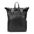 thumbnail image 4 of S Series | KENNEDY | 17" Leather Dual Access Laptop Backpack - Black, 4 of 7