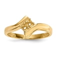 thumbnail image 5 of Finest GoldXMR13-2-7 14K Yellow Gold Polished 2-Stone Mothers Ring Mounting - Size 7, 5 of 5
