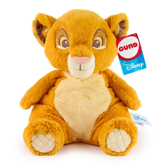 GUND Disney Official Simba Oh So Snuggly Plush, The Lion King, Lion Stuffed Animal for Babies and Infants, Yellow, 12.5”
