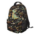 thumbnail image 2 of Jeiento Kids School Backpack for Preschool Boys Girls Water-Resistant Polyester Daypack Bag for Travel Hiking, 16 Inch Dinosaur Fossil Bookbag, 2 of 7
