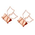thumbnail image 1 of Pinces pour Chat Papeterie de Bureau Forme de Chat Creuse Longue Queue Fournitures en Fer Compactes pour 100 Pcs pour Pinces Créatives, 1 of 7