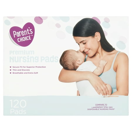Parent's Choice Premium Nursing Pads, 120 Count (Best Disposable Breast Pads)