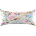 thumbnail image 3 of GZHJMY Valentine Cupids Satin Pillowcases for Hair and Skin Soft Like Silk Pillowcase, Satin Cooling Pillow Cases with Envelope Closure, Comfortable and Breathable, 20" x 40" Home Decor, 3 of 7