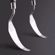 thumbnail image 2 of Espatulas Pintar Oleo Arte Escultura Pintura Artista 5 Pzs Marron/Plata, 2 of 5