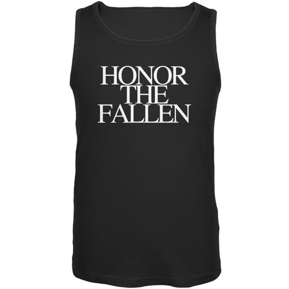 Honor the Fallen Black Adult Tank Top