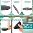 thumbnail image 4 of PinesC 50 Pcs Billiard Pool Table Leg Shims 3" Diameter Rubber Pool Table Leveler kit Shims Foot Pads, 4 of 5