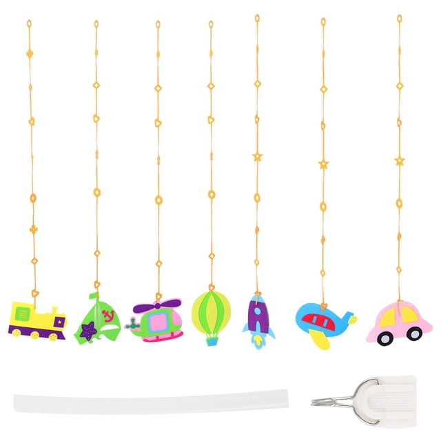 Juego de 7 colgantes para techo de jardín de infancia (colores surtidos)