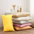 thumbnail image 5 of Queen Pillowcases Set of 4, 100% Brushed Microfiber, Soft and Cozy, Wrinkle, Fade, Stain Resistant with Envelope Closure, 20"x 30", Sea Green, 5 of 7