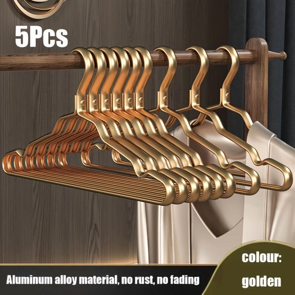 Clothes Hangers Metal, Smooth Surface Shirt Dress Hanger, Durable Heavy Duty Coat Hangers, Standard Hangers for Jacket Trouser
