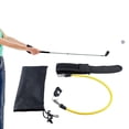 thumbnail image 3 of Cinturón de tensión de swing de golf Cuerda de resistencia elástica Equipo de palos de golf Ligero Fácil de instalar Suministros de fitness Fácil de Sunnimix Entrenador de swing de golf, 3 of 8
