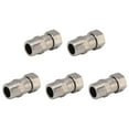 thumbnail image 4 of Plumbing Pipe Adapter G1/2 Female Thread Stainless Steel Water Gas Pipe Fitting for Building Material 5pcs, 4 of 5