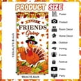 thumbnail image 2 of Friendsgiving Party Decorations Large Size Happy Friendsgiving Door Banner for Friendsgiving Party Decorations,71x35inch, 2 of 6
