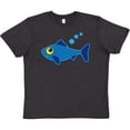 thumbnail image 3 of Inktastic Fishing Blue Fish Youth T-Shirt, 3 of 5