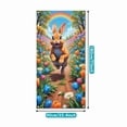 thumbnail image 4 of Stijggn Spring Door Covers Decorative Easter Door Decorations Cute Rabbit Door Party Decoration Supplies Spring Easter Holiday Party Photography Background Decoration for Home Party Supplies, 4 of 6