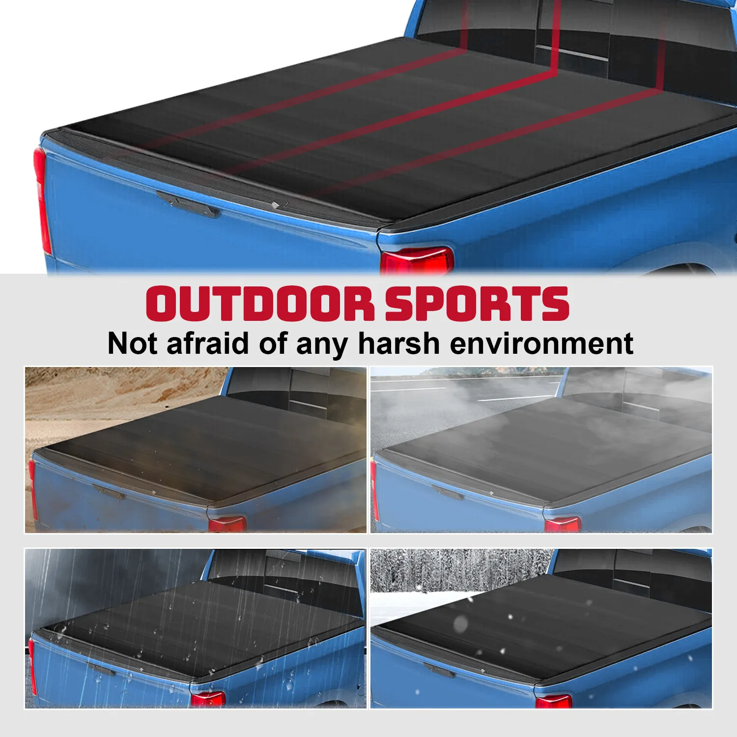 Kojem 6.5FT Roll up Truck Bed Tonneau Cover for 1999-2007 Chevy Silverado GMC Sierra Vinyl Black