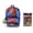 RED/BLUE, variant on School Set Spiderman 16" Backpack with Lunch Bag and Notebook with Pen in Poly