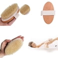 thumbnail image 4 of Cepillo corporal para piel seca, cerdas naturales, elimina la piel muerta y las toxinas, mejora la salud y la belleza de la piel, 4 of 5