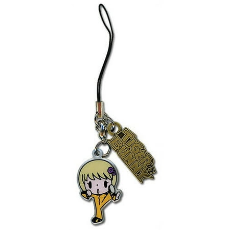 Cell Phone Charm - Tiger & Bunny - New Pao-Lin SD Logo Metal Anime ge17089