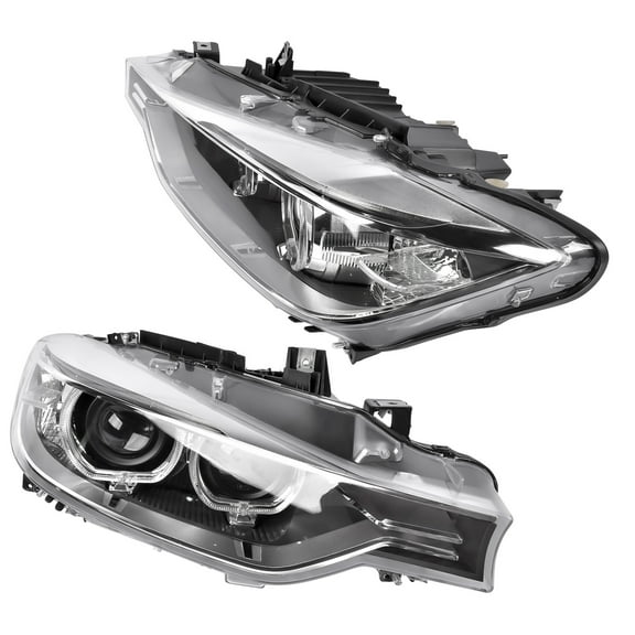 Mustrod Pair Xenon HID Adaptive Headlight Left & Right for 2011-2015 BMW 3 Series 330i 328i 320i 335i