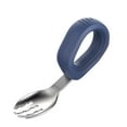 thumbnail image 3 of Dorm room essentials, Round Handle Fork And Spoon Set Stainless Steel Training Food Spoon Children's Tableware Short Handle Extended Fork And Spoon, 3 of 9