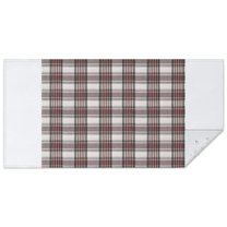 Brown and White Checkerboard Checkered Rectangle Tablecloth 60"x120",Waterproof Polyester Rectangle Table Cloth, Wipeable Spillproof Polyester Tablecloth for Dining, Camping, Indoor and Outdoor