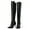 BLACK/PU/SUEDE, variant on DREAM PAIRS Women's Over The Knee Thigh High Boots Long Stretch Pointed Toe Stiletto High Heels Fall Sexy Boots