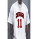 thumbnail image 1 of Men's 'CHICAGO #11' Color Blocking Print Short Sleeve Crew Neck T-shirt, Casual Stylish As Gift Tee For Adult, Men, Women, Teen, Teenager, Adolescent, Youth, 1 of 7