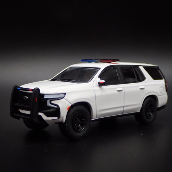 Open Box 2021-2026 CHEVY CHEVROLET TAHOE POLICE VEHICLE RARE 1:64 SCALE DIECAST MODEL CAR